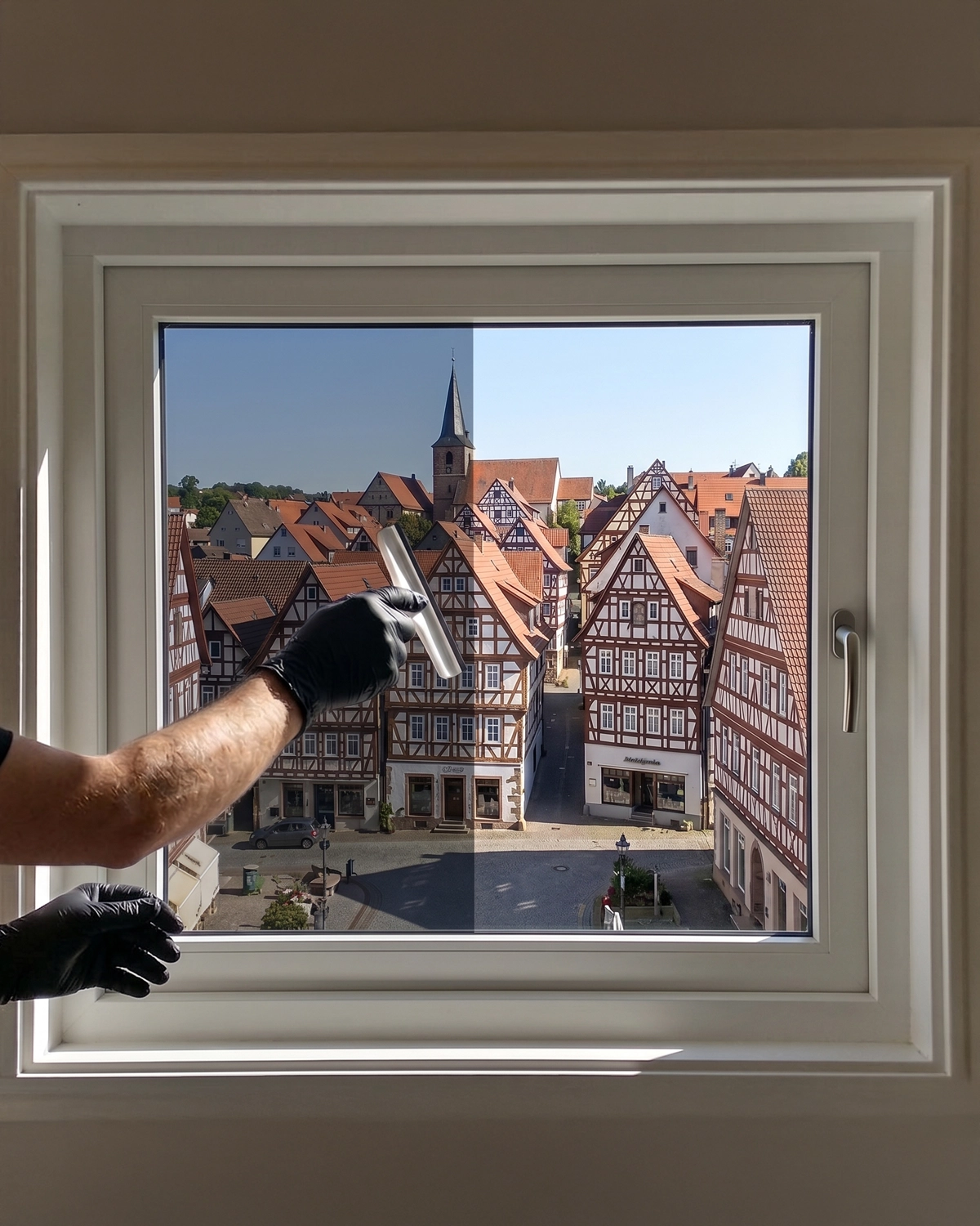 Verglasung mit Sonnenschutzfolie – Hitzeschutz von Werbung³
